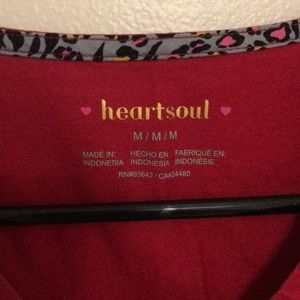 Heart Soul Scrub Top
